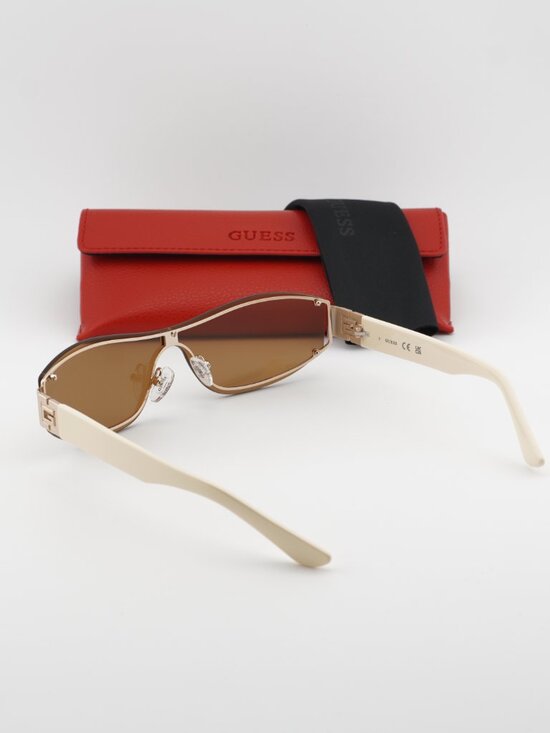 Guess GU00263 32G Shield Sunglasses - Gold / Brown main image 9